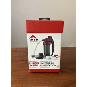 MSR MiniWorks EX Water Filter Purifier Survival System + 50 Purification Tablets